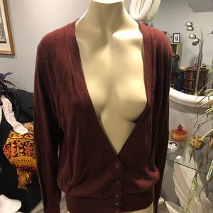 Moda International burnt orange cardigan